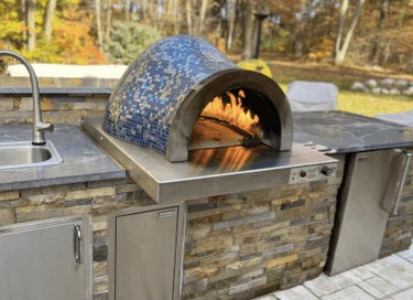 HPC Villa Series Hybrid Pizza Oven - Built-In, Gas/Wood Fueled
